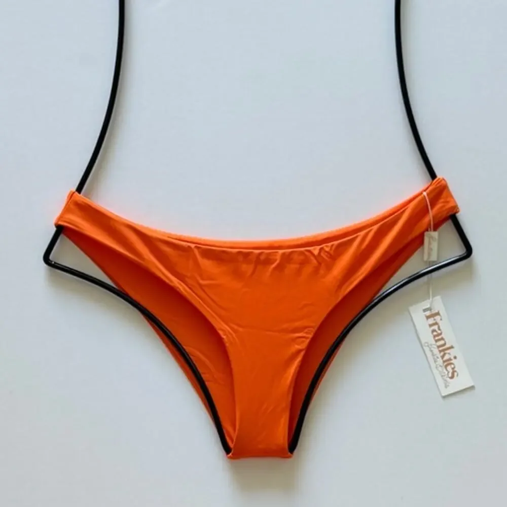 Frankies Bikinis Haven High Cut Cheeky Bikini Bottom - Marmalade - M